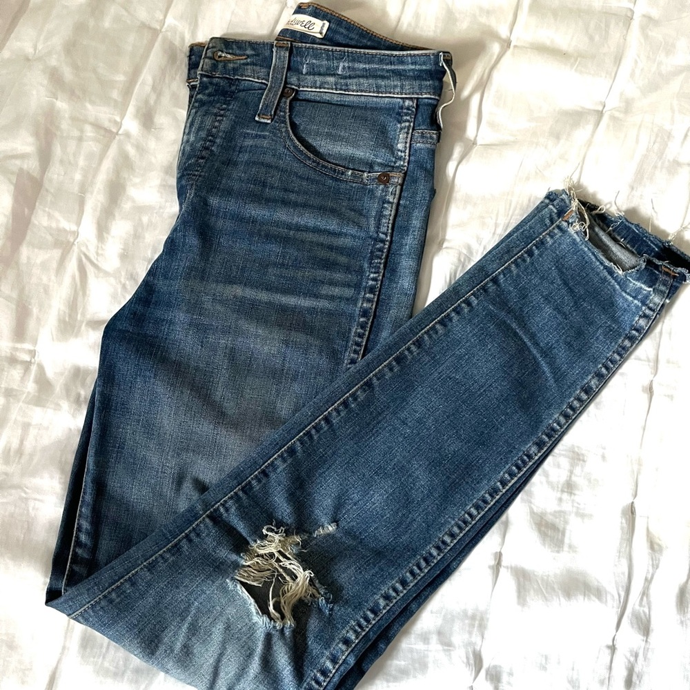 Madewell curvy high rise skinny jeans